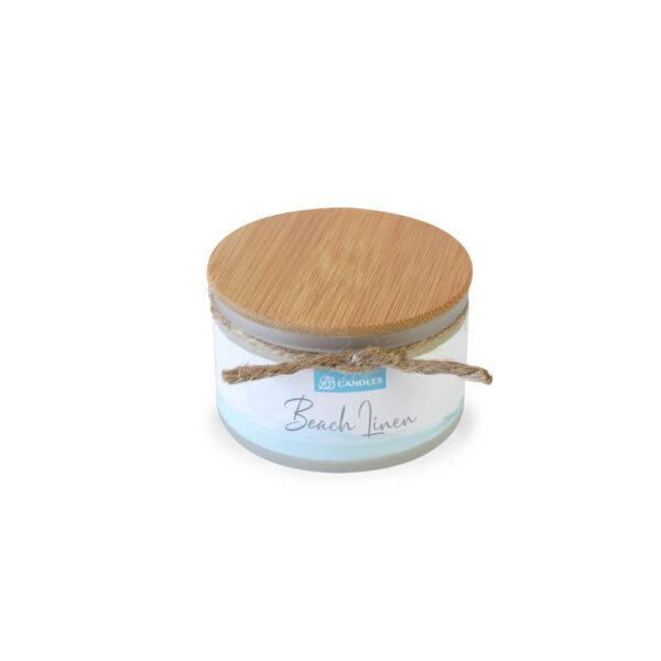 A small Coastal Essential candle