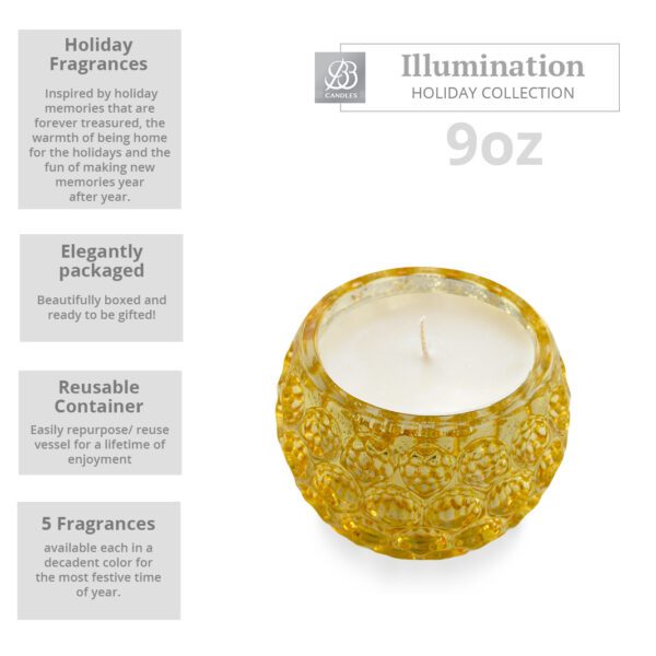 Illumination candle - holiday collection.