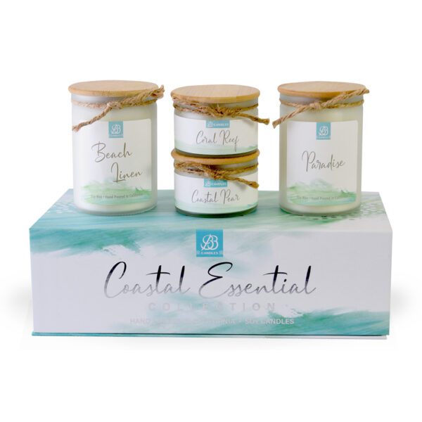 fresh and clean candle gift set_BB Candles